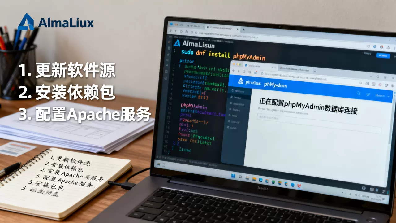 AlmaLinux怎么装phpMyAdmin?phpMyAdmin安装配置教程 AlmaLinux怎么装phpMyAdmin?phpMyAdmin安装配置教程