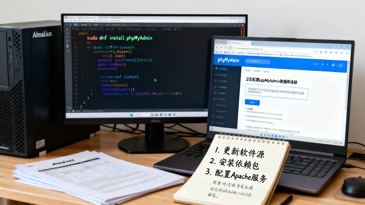 AlmaLinux怎么装phpMyAdmin?phpMyAdmin安装配置教程 AlmaLinux怎么装phpMyAdmin?phpMyAdmin安装配置教程