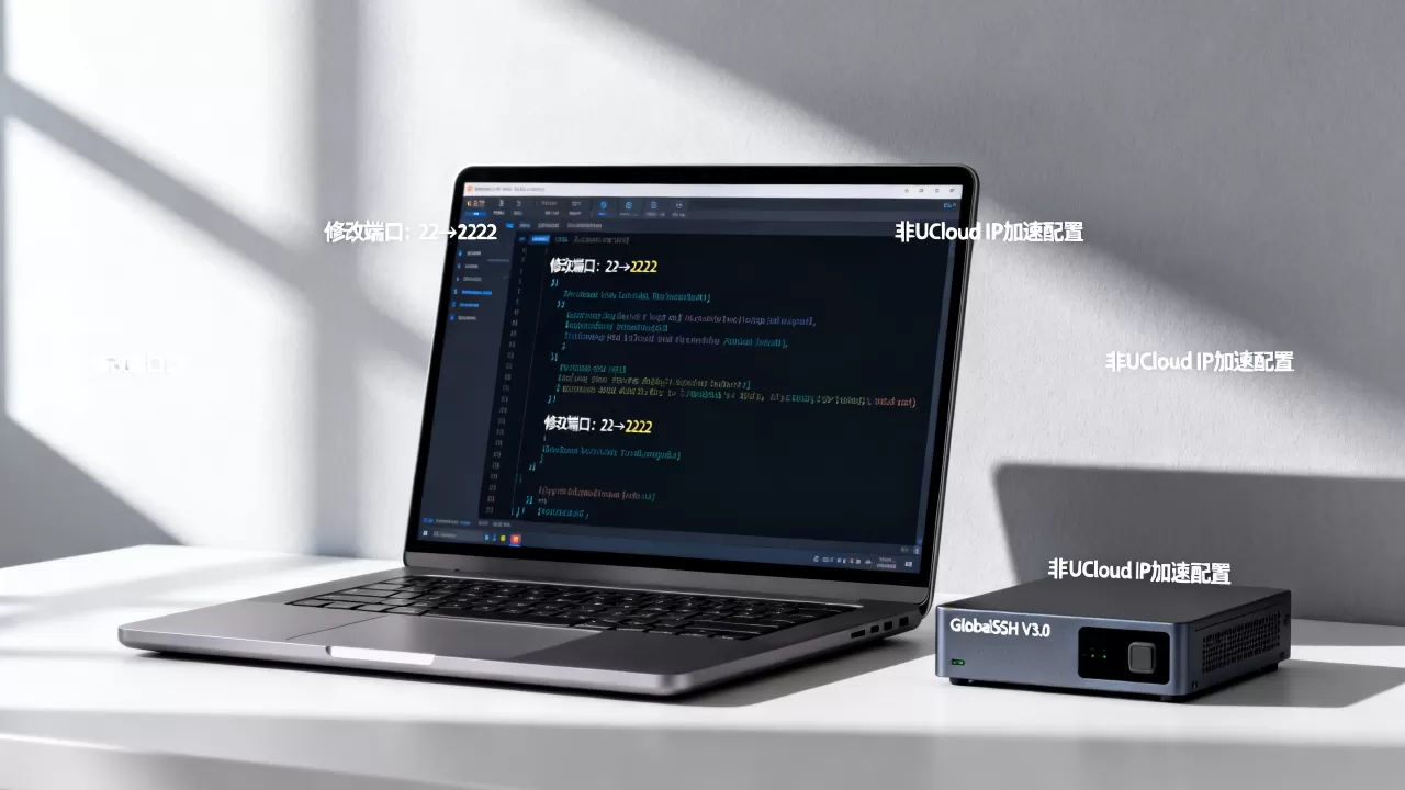 优刻得GlobalSSH新版本如何修改端口加速?非UCloud IP加速方案 优刻得GlobalSSH新版本如何修改端口加速?非UCloud IP加速方案