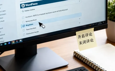 WordPress网站评论功能如何开启或关闭