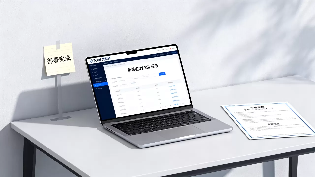 168元UCloud优刻得单域名DV SSL证书申请与部署流程 168元UCloud优刻得单域名DV SSL证书申请与部署流程