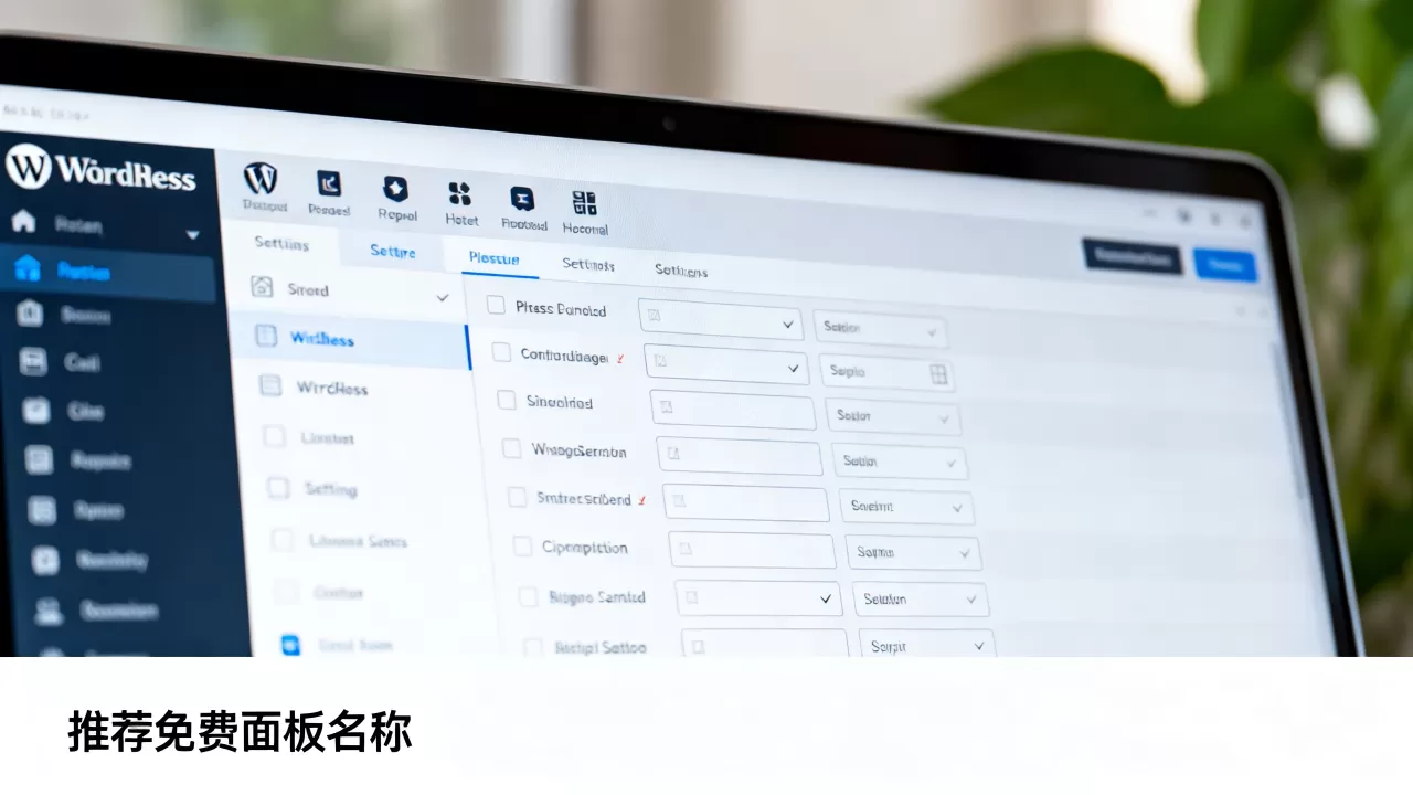 哪个免费的WordPress主机控制面板好用?免费面板推荐 哪个免费的WordPress主机控制面板好用?免费面板推荐