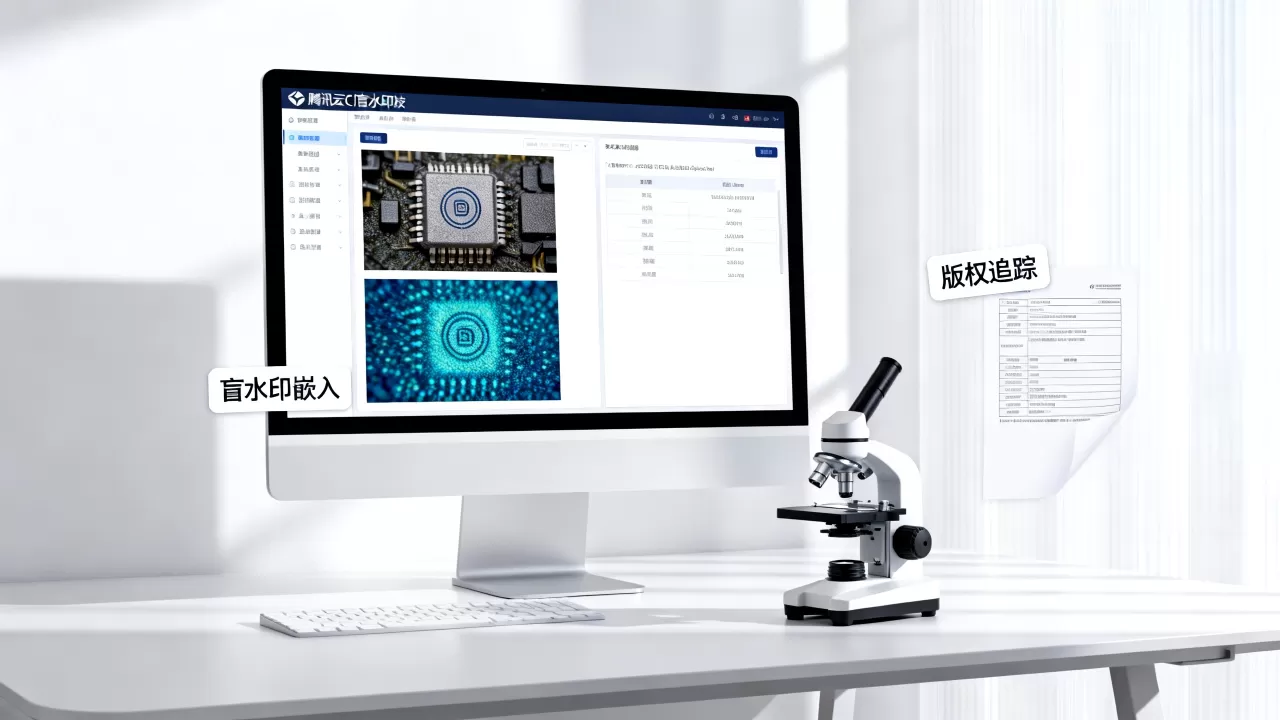 腾讯云CI盲水印如何防盗图？图片版权保护技术