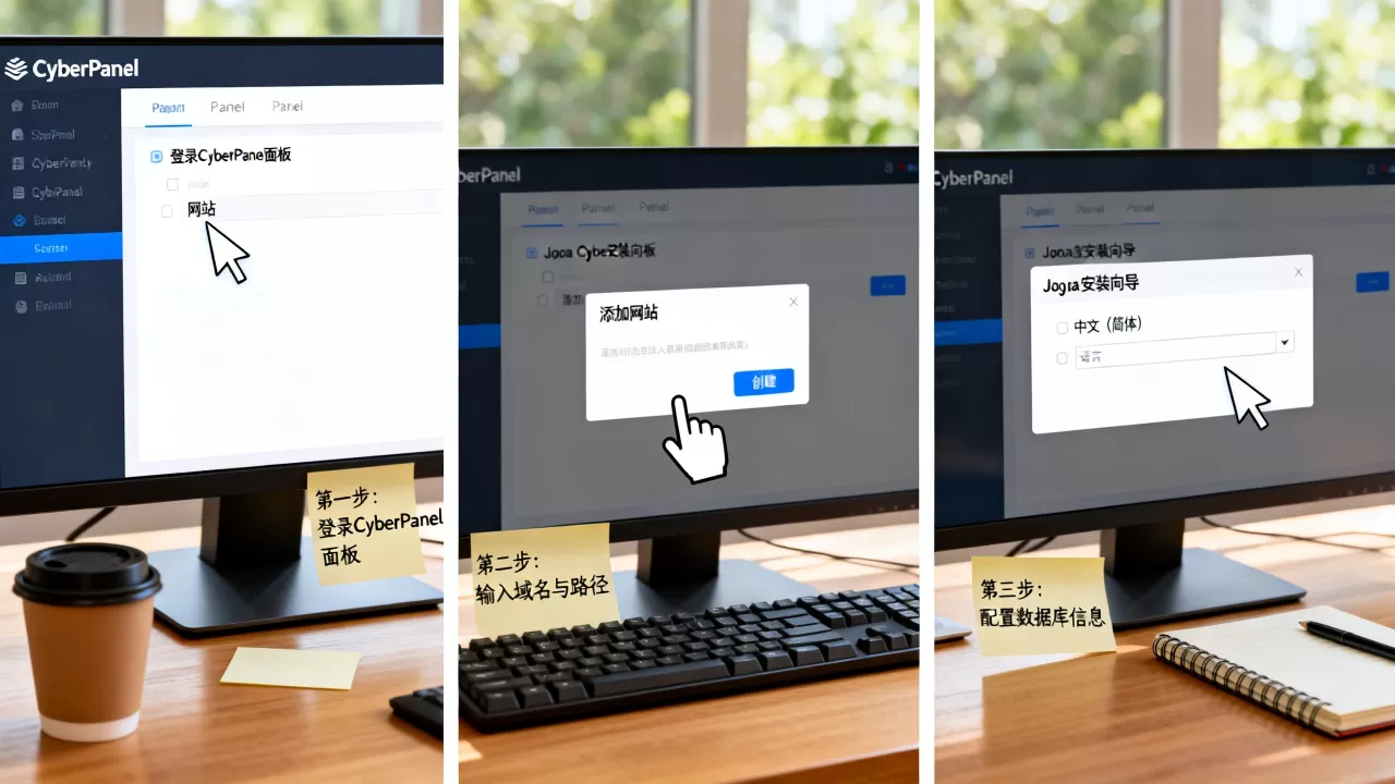 CyberPanel面板怎么安装Joomla?详细图文教程 CyberPanel面板怎么安装Joomla?详细图文教程