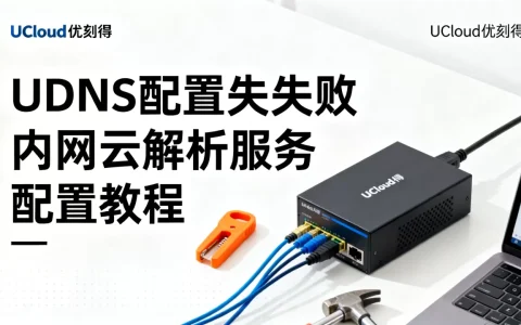 UDNS配置失败怎么办？UCloud优刻得内网云解析服务配置教程