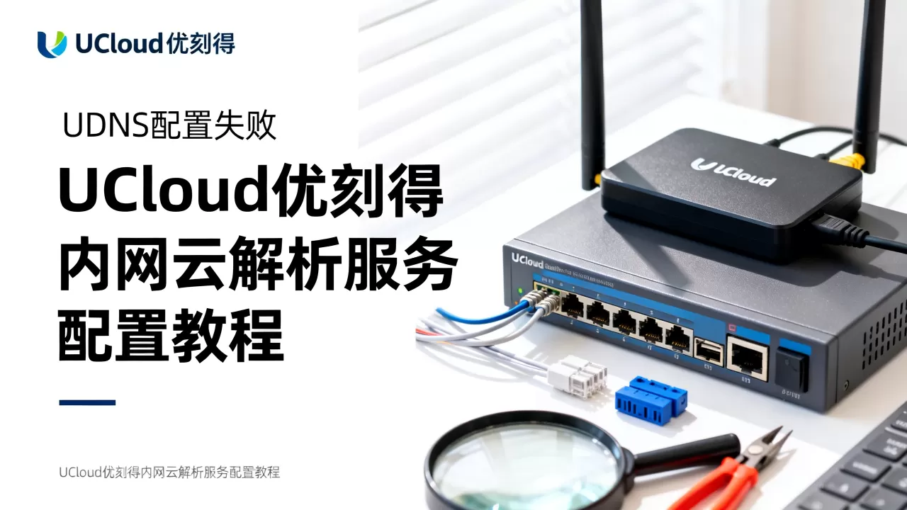 UDNS配置失败怎么办？UCloud优刻得内网云解析服务配置教程