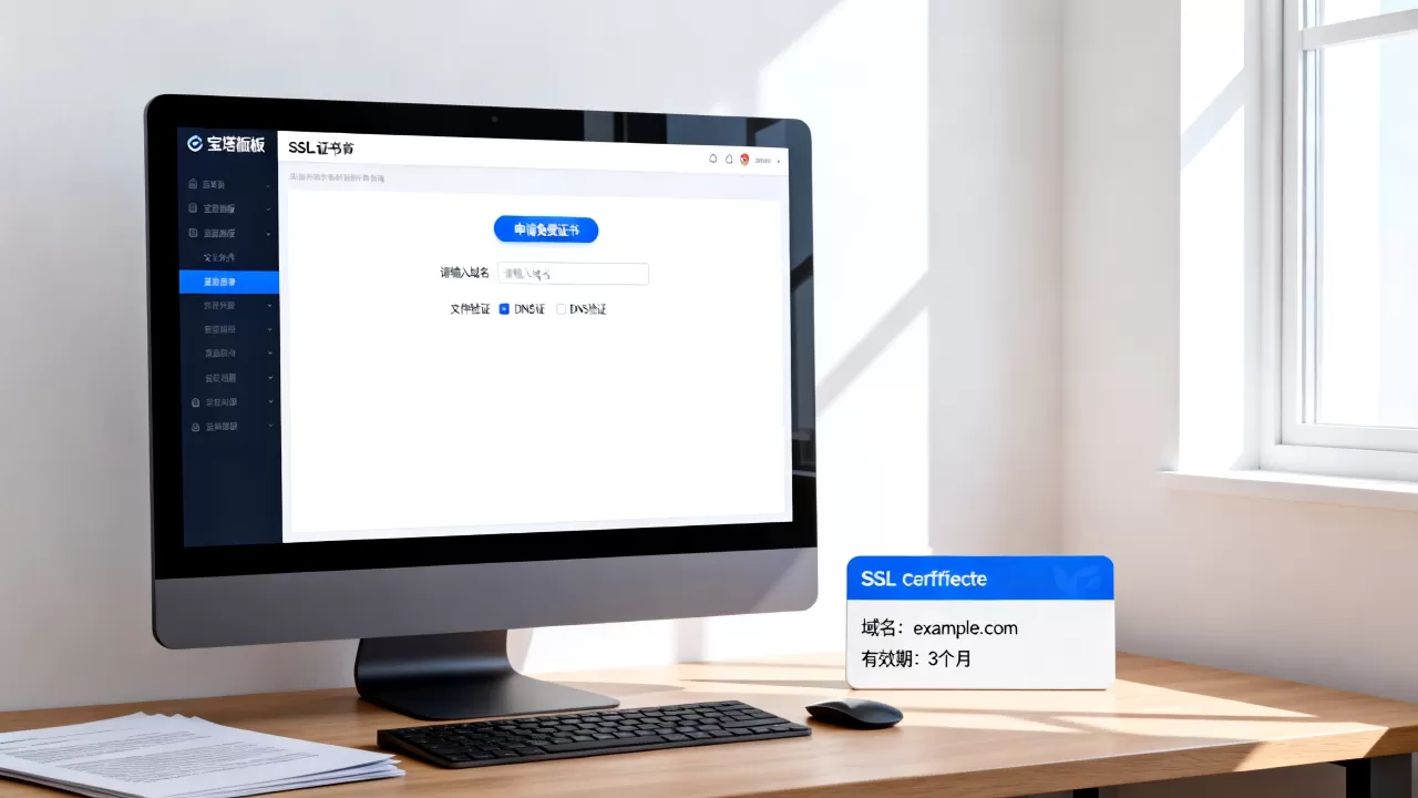 宝塔面板如何免费申请SSL证书?宝塔SSL证书申请部署教程 宝塔面板如何免费申请SSL证书?宝塔SSL证书申请部署教程