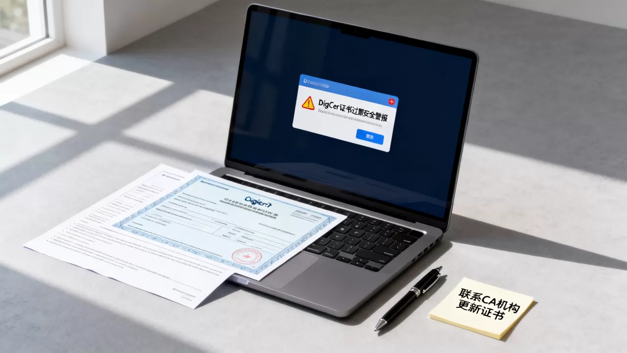 DigiCert证书过期提示安全警报怎么办，证书过期导致网站无法访问怎么解决