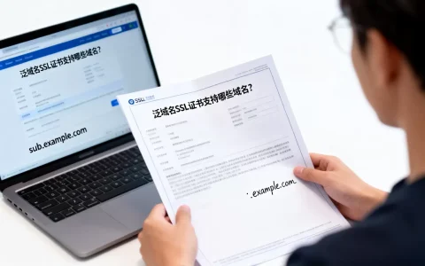 泛域名SSL证书支持哪些域名？泛域名证书匹配规则详解