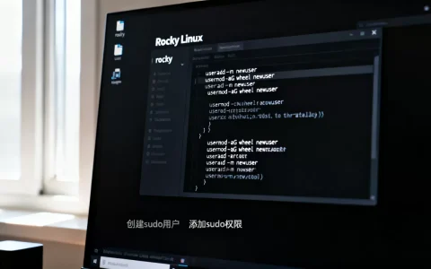 Rocky Linux怎么创建sudo用户？如何添加sudo权限