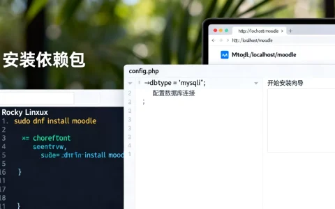 Rocky Linux怎么安装配置Moodle？Moodle安装配置详细教程