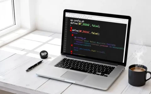 WordPress调试模式怎么禁用？wp-config.php中关闭WP_DEBUG