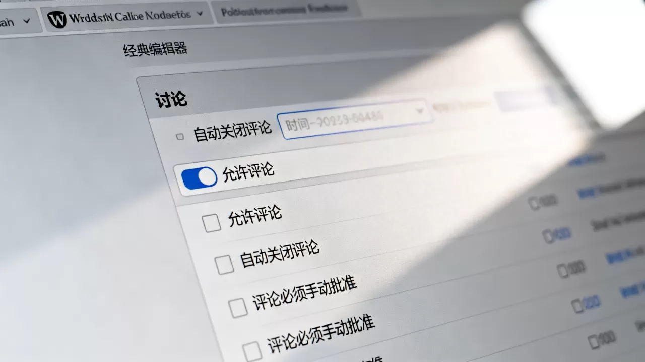 WordPress经典编辑器怎么开启评论功能?wordpress后台如何启用评论 WordPress经典编辑器怎么开启评论功能?wordpress后台如何启用评论