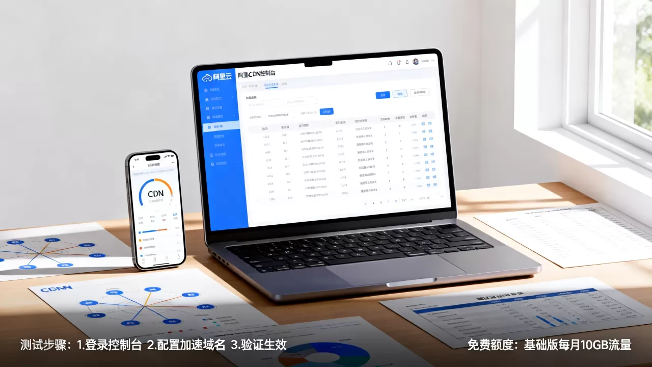 阿里云cdn测试怎么弄？阿里云cdn免费额度有多少