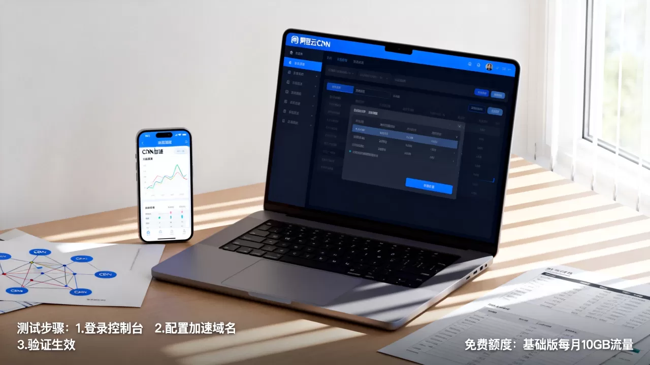 阿里云cdn测试怎么弄？阿里云cdn免费额度有多少