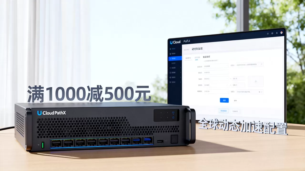 UCloud PathX满1000减500元是真的吗?全球动态加速怎么配置 UCloud PathX满1000减500元是真的吗?全球动态加速怎么配置