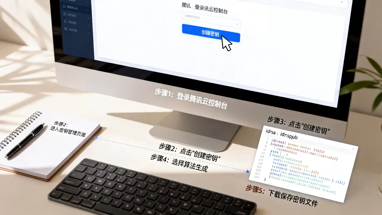 腾讯云服务器如何创建新的SSH密钥?SSH密钥生成方法 腾讯云服务器如何创建新的SSH密钥?SSH密钥生成方法