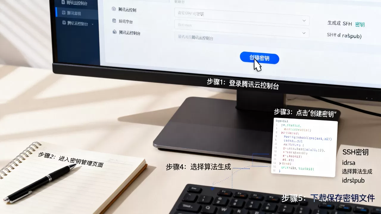 腾讯云服务器如何创建新的SSH密钥?SSH密钥生成方法 腾讯云服务器如何创建新的SSH密钥?SSH密钥生成方法