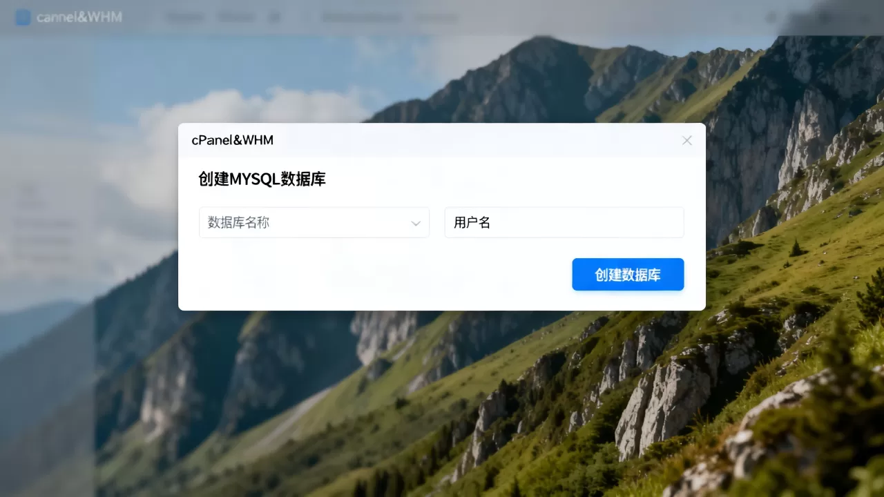 cPanel&WHM控制面板快速创建MySQL数据库的方法 cPanel&WHM控制面板快速创建MySQL数据库的方法