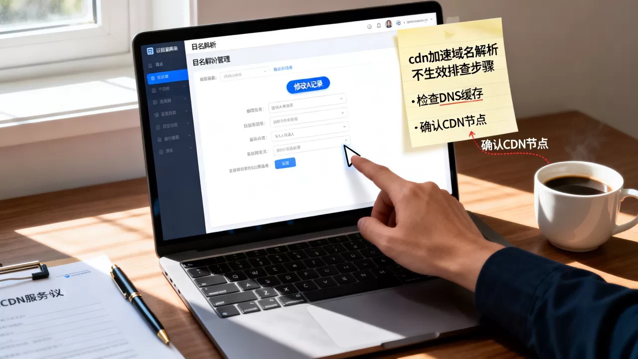 cdn修改A记录怎么操作?cdn加速域名解析不生效怎么办 cdn修改A记录怎么操作?cdn加速域名解析不生效怎么办