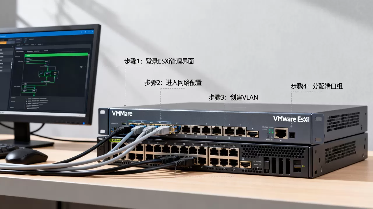 VMware ESXi如何配置VLAN?ESXi创建VLAN详细步骤 VMware ESXi如何配置VLAN?ESXi创建VLAN详细步骤