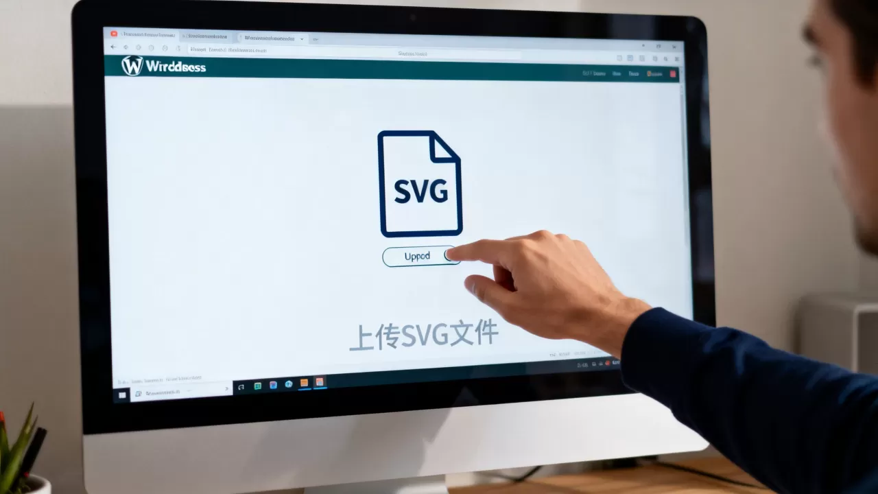 如何上传SVG文件到WordPress网站中