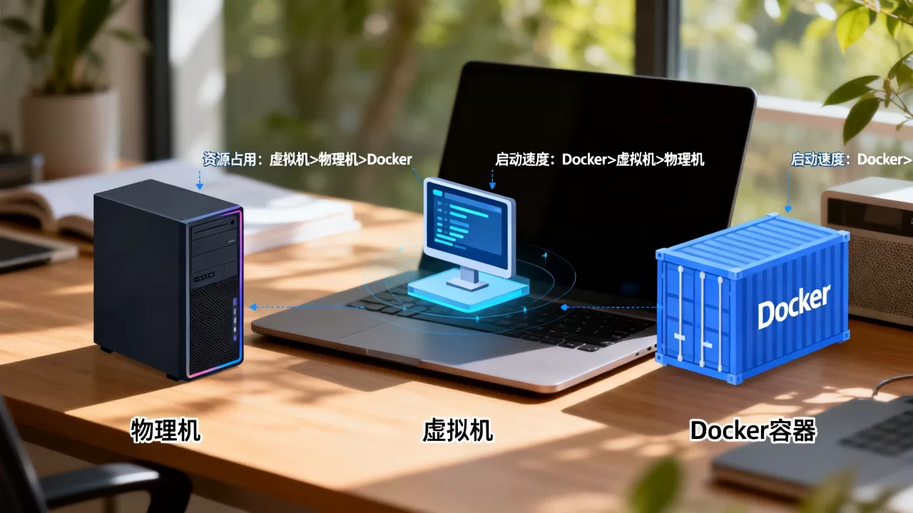 Docker和虚拟机区别在哪?虚拟机和Docker哪个更省资源 Docker和虚拟机区别在哪?虚拟机和Docker哪个更省资源