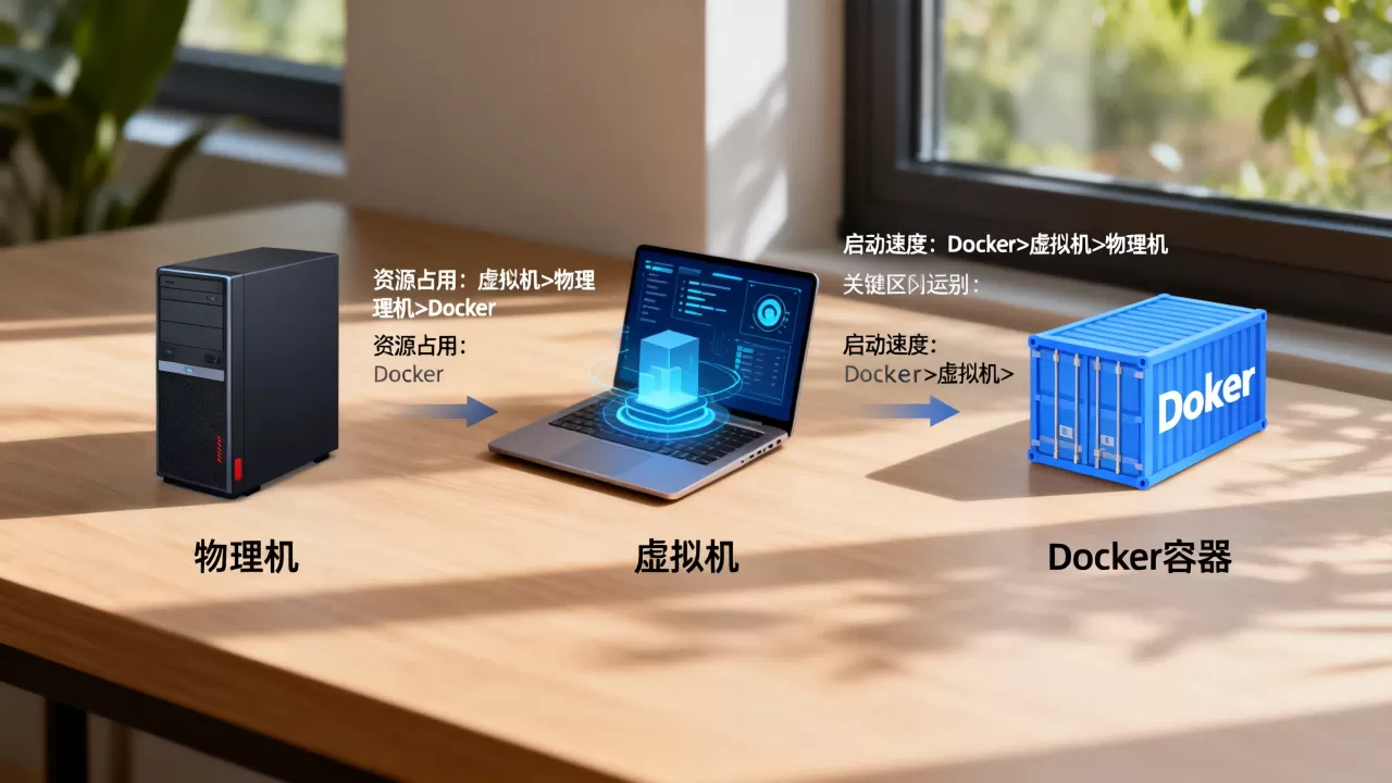 Docker和虚拟机区别在哪?虚拟机和Docker哪个更省资源 Docker和虚拟机区别在哪?虚拟机和Docker哪个更省资源