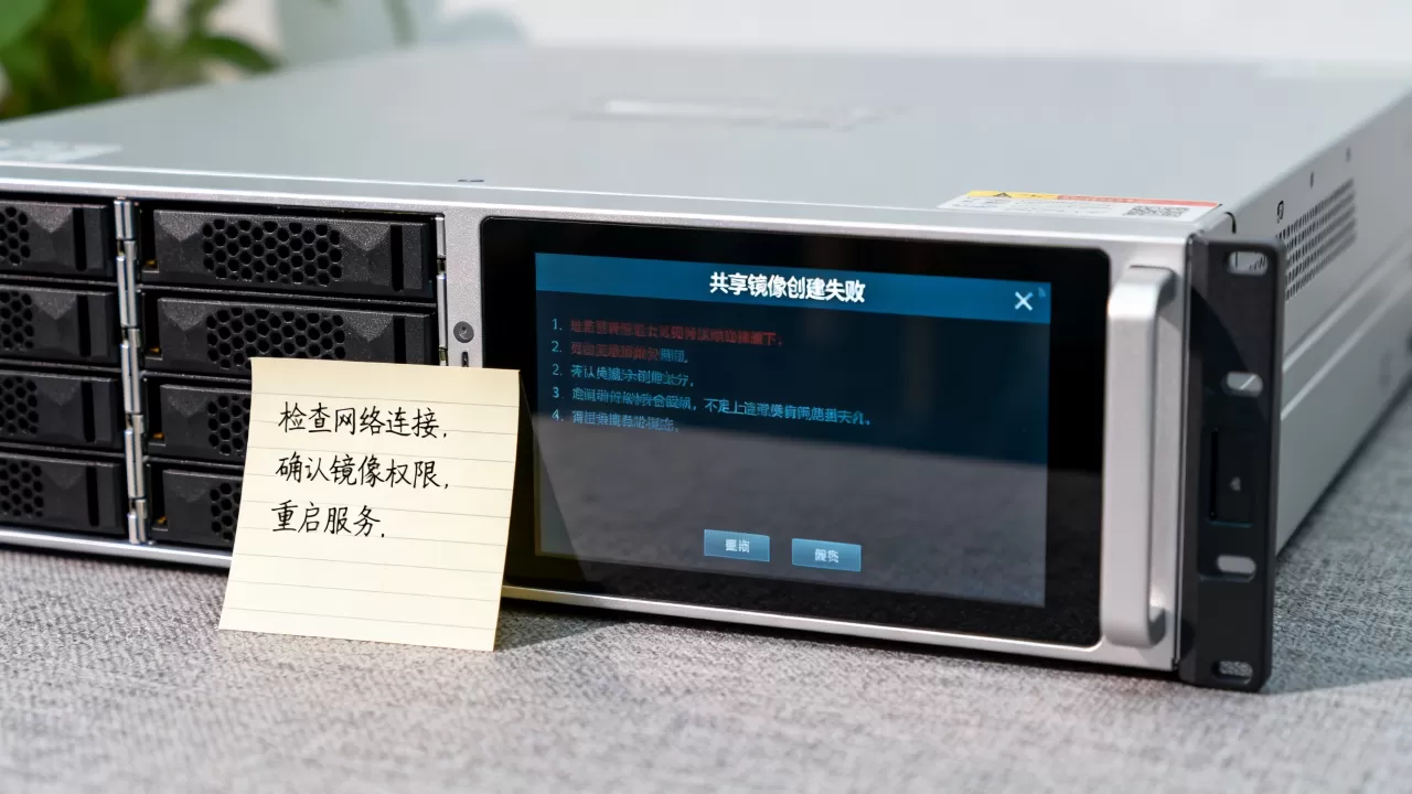 共享镜像为何无法使用？共享镜像创建失败怎么解决