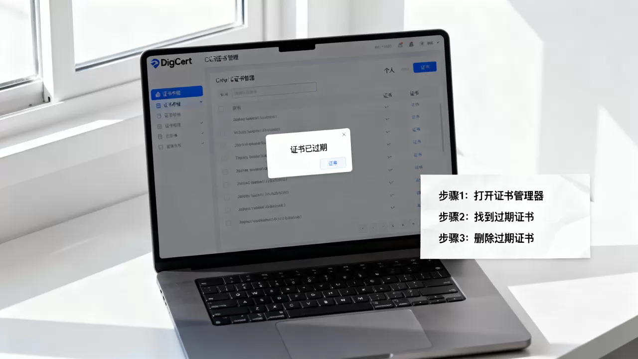 DigiCert证书过期怎么删除?DigiCert证书过期删除方法 DigiCert证书过期怎么删除?DigiCert证书过期删除方法