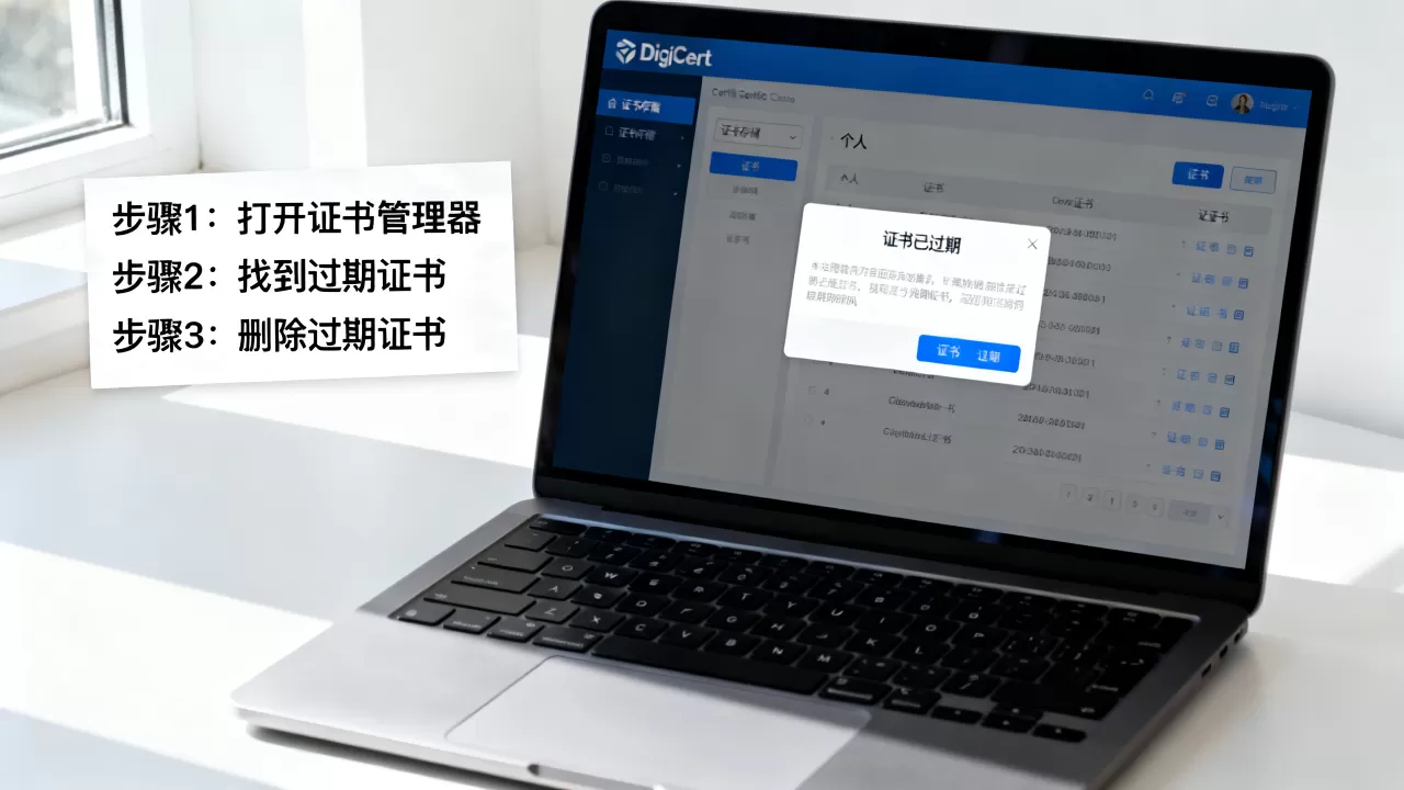 DigiCert证书过期怎么删除?DigiCert证书过期删除方法 DigiCert证书过期怎么删除?DigiCert证书过期删除方法