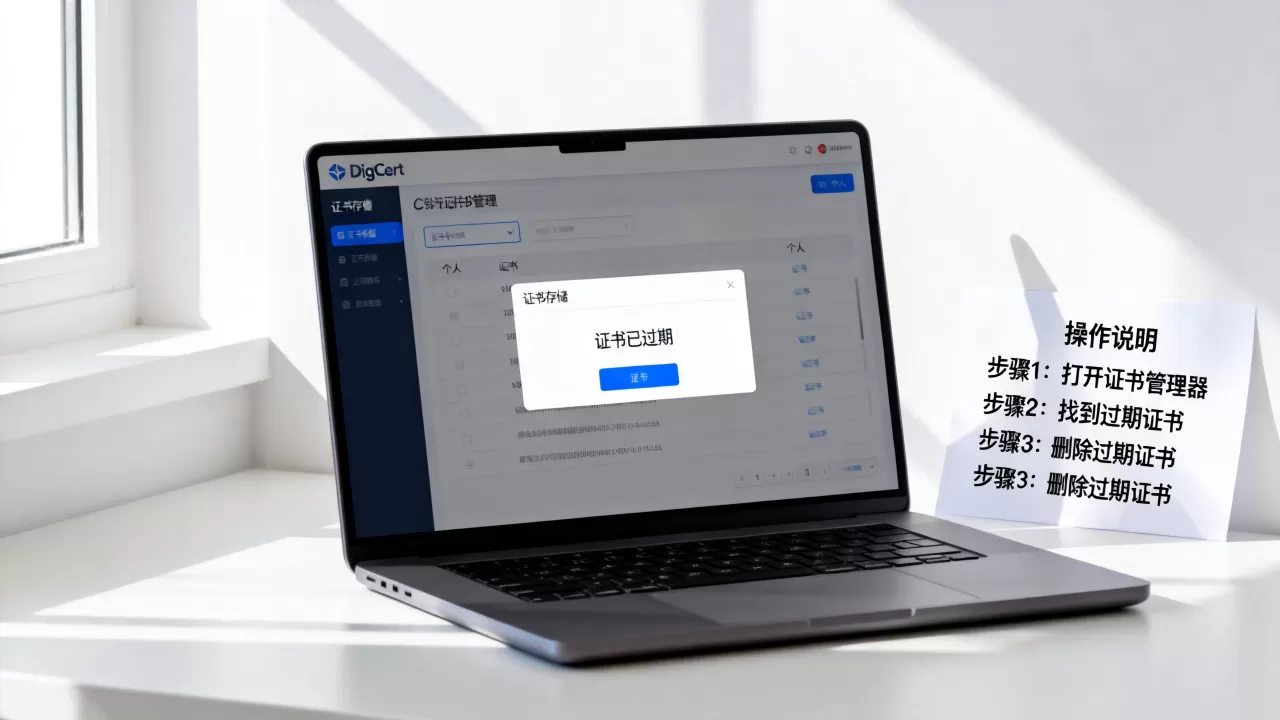 DigiCert证书过期怎么删除?DigiCert证书过期删除方法 DigiCert证书过期怎么删除?DigiCert证书过期删除方法