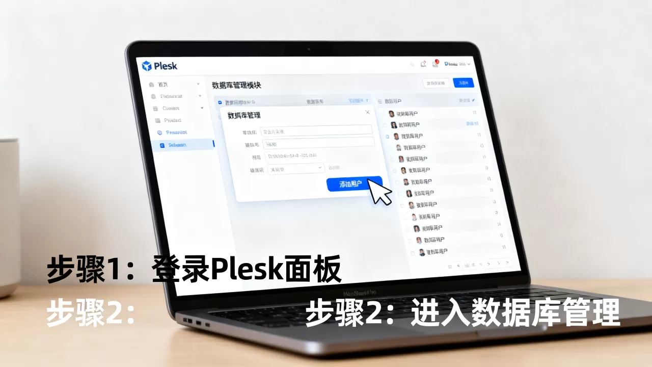 Plesk如何管理数据库用户？Plesk添加数据库用户教程
