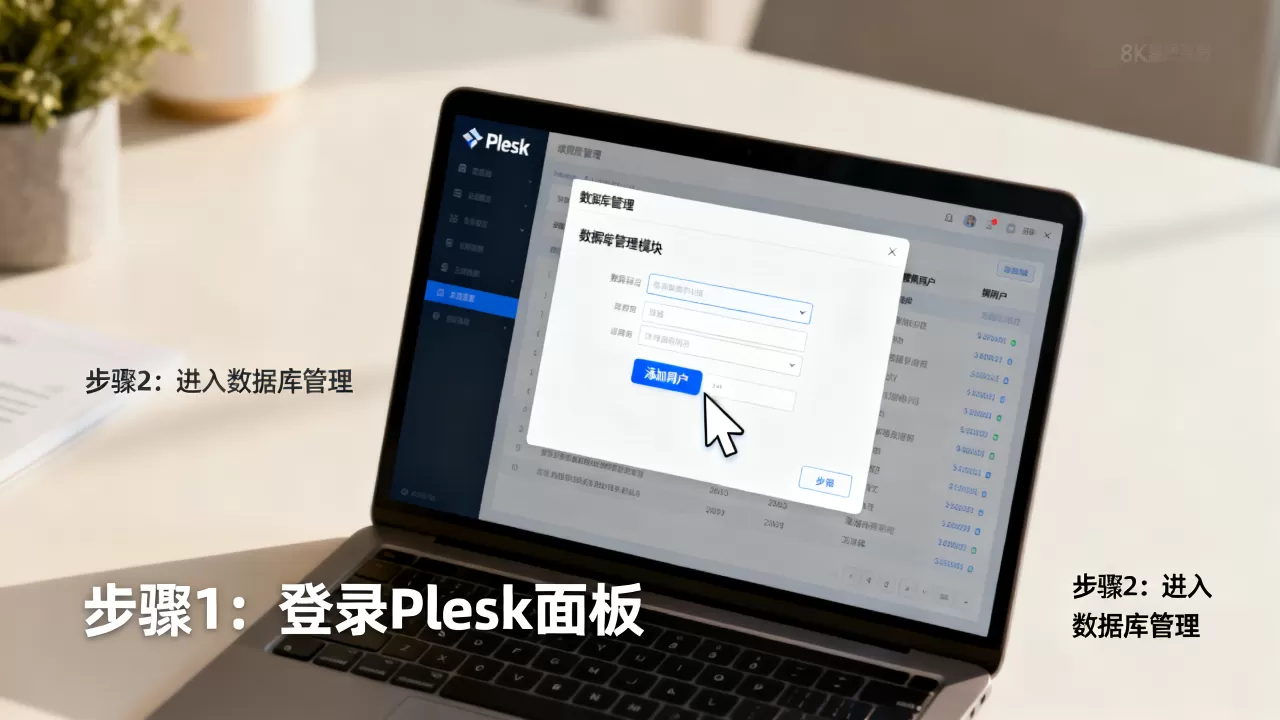 Plesk如何管理数据库用户？Plesk添加数据库用户教程