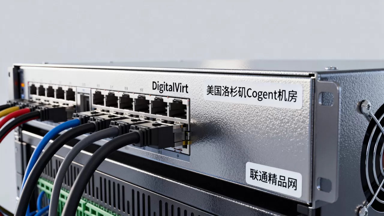 DigitalVirt物理主机月付500元起值得买吗，美国洛杉矶Cogent机房联通精品网