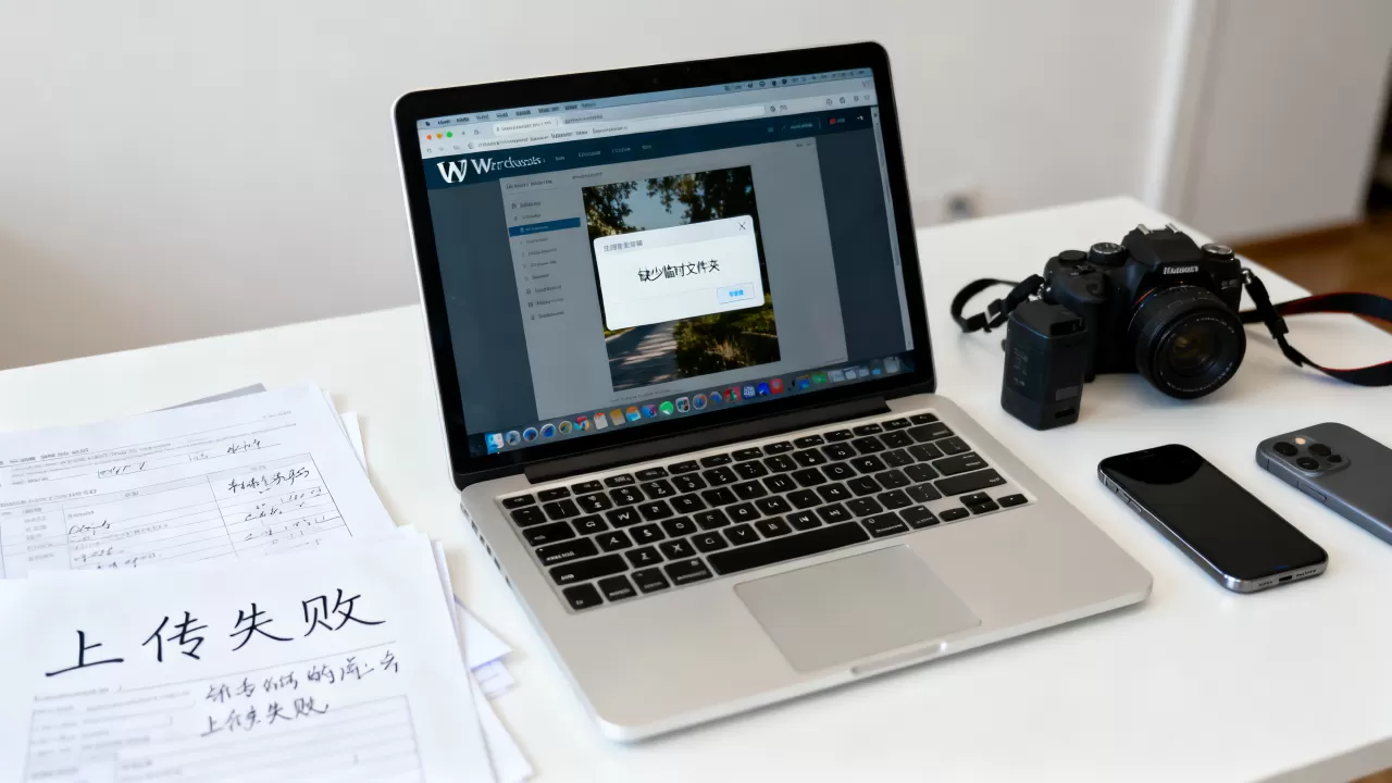WordPress上传图片提示缺少临时文件夹怎么办?上传失败缺少临时文件夹 WordPress上传图片提示缺少临时文件夹怎么办?上传失败缺少临时文件夹