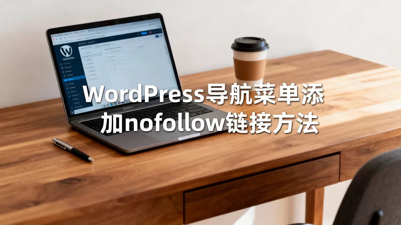 WordPress导航菜单怎么加nofollow链接？nofollow链接怎么添加