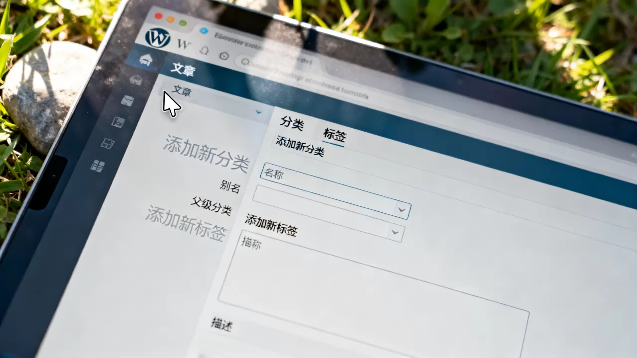 WordPress页面怎么添加新分类和标签?WordPress后台添加新分类 WordPress页面怎么添加新分类和标签?WordPress后台添加新分类