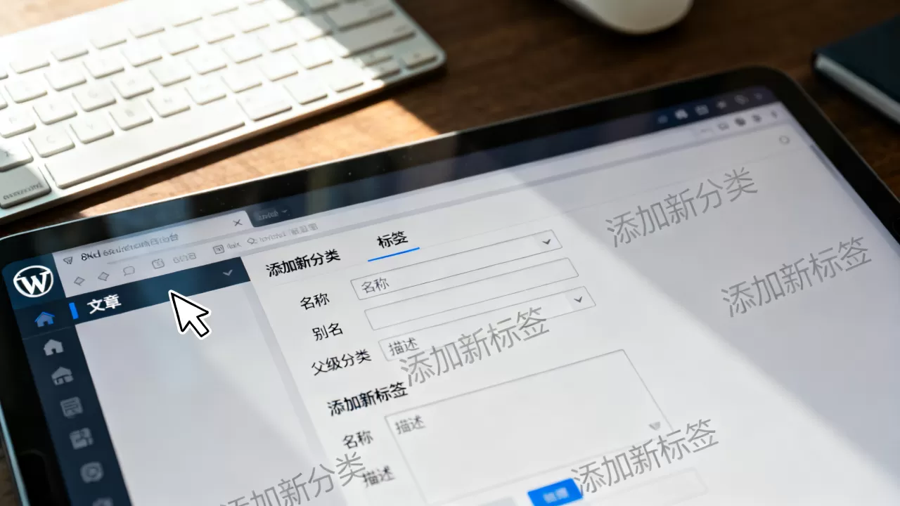 WordPress页面怎么添加新分类和标签?WordPress后台添加新分类 WordPress页面怎么添加新分类和标签?WordPress后台添加新分类