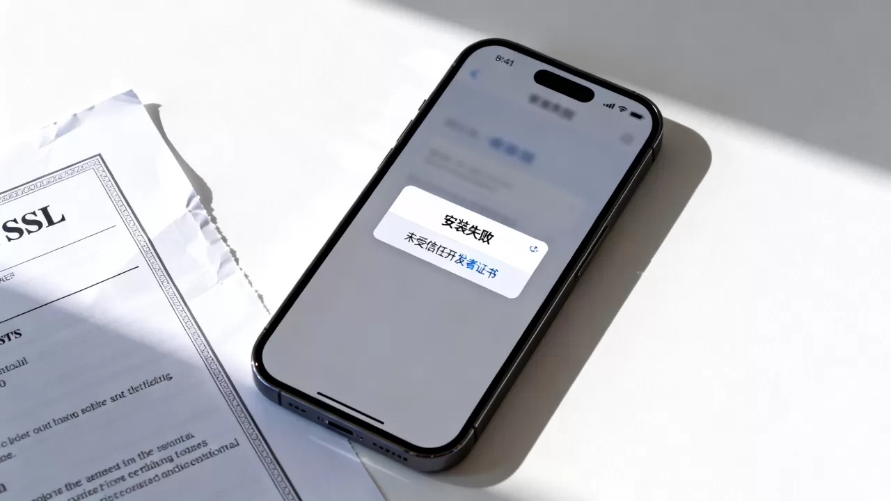 个人SSL证书安装iOS失败怎么办?iOS信任未受信任开发者证书 个人SSL证书安装iOS失败怎么办?iOS信任未受信任开发者证书