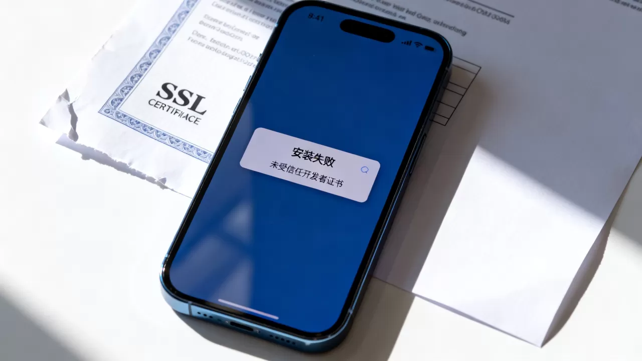 个人SSL证书安装iOS失败怎么办?iOS信任未受信任开发者证书 个人SSL证书安装iOS失败怎么办?iOS信任未受信任开发者证书