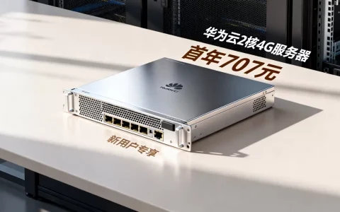 华为云2核4G服务器首年707元值得买吗，华为云2核4G云耀云服务器新用户专享