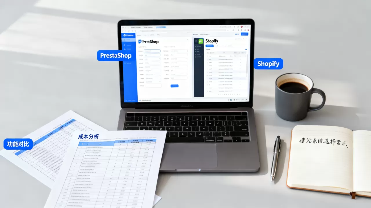 PrestaShop和Shopify哪个更好？建站系统怎么选