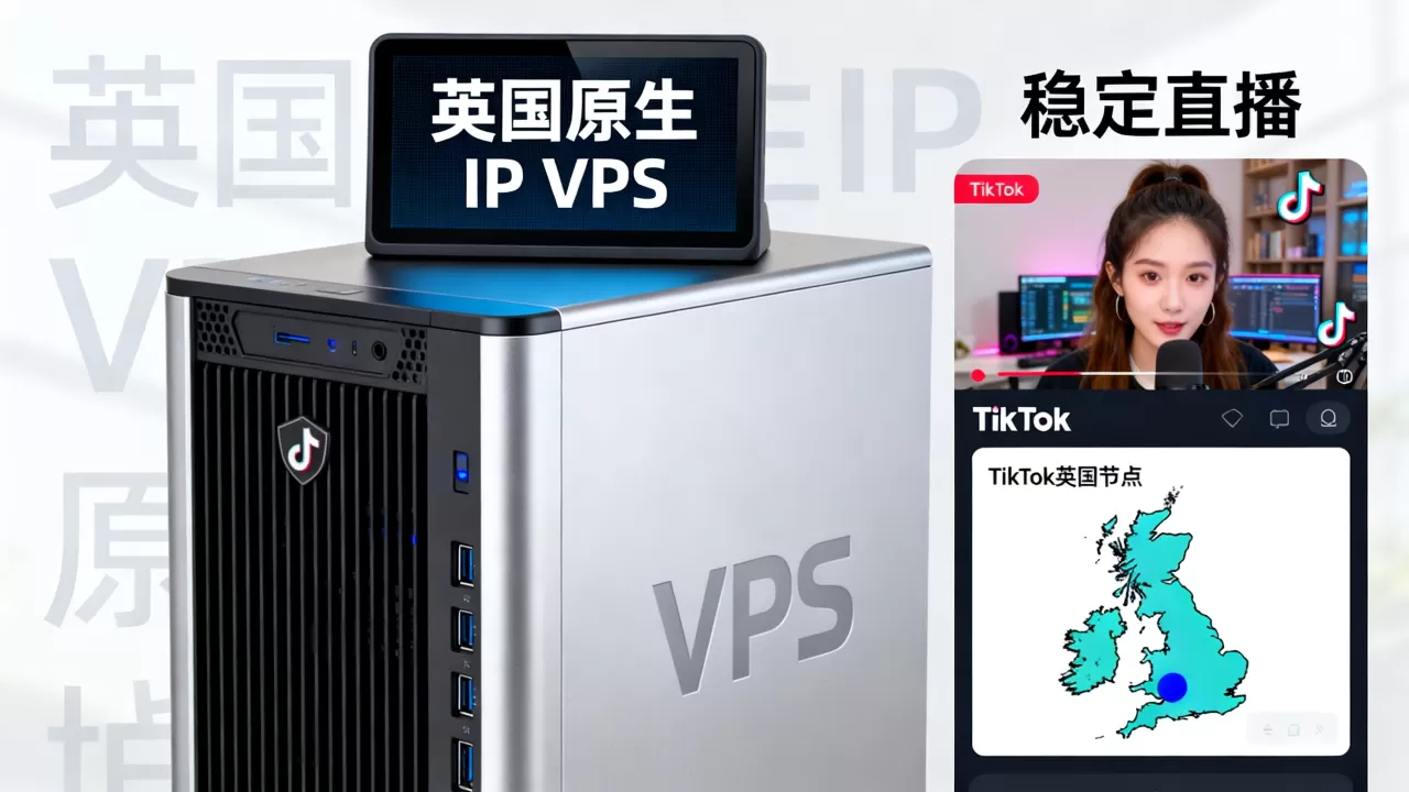 英国原生IP VPS能稳定做TikTok直播吗?TikTok英国节点怎么选 英国原生IP VPS能稳定做TikTok直播吗?TikTok英国节点怎么选