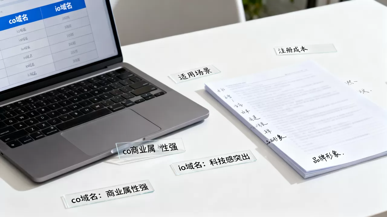 co域名和io域名哪个好？co域名和io域名区别是什么