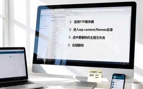 如何用FTP客户端删除WordPress主题？WordPress删除主题的具体步骤