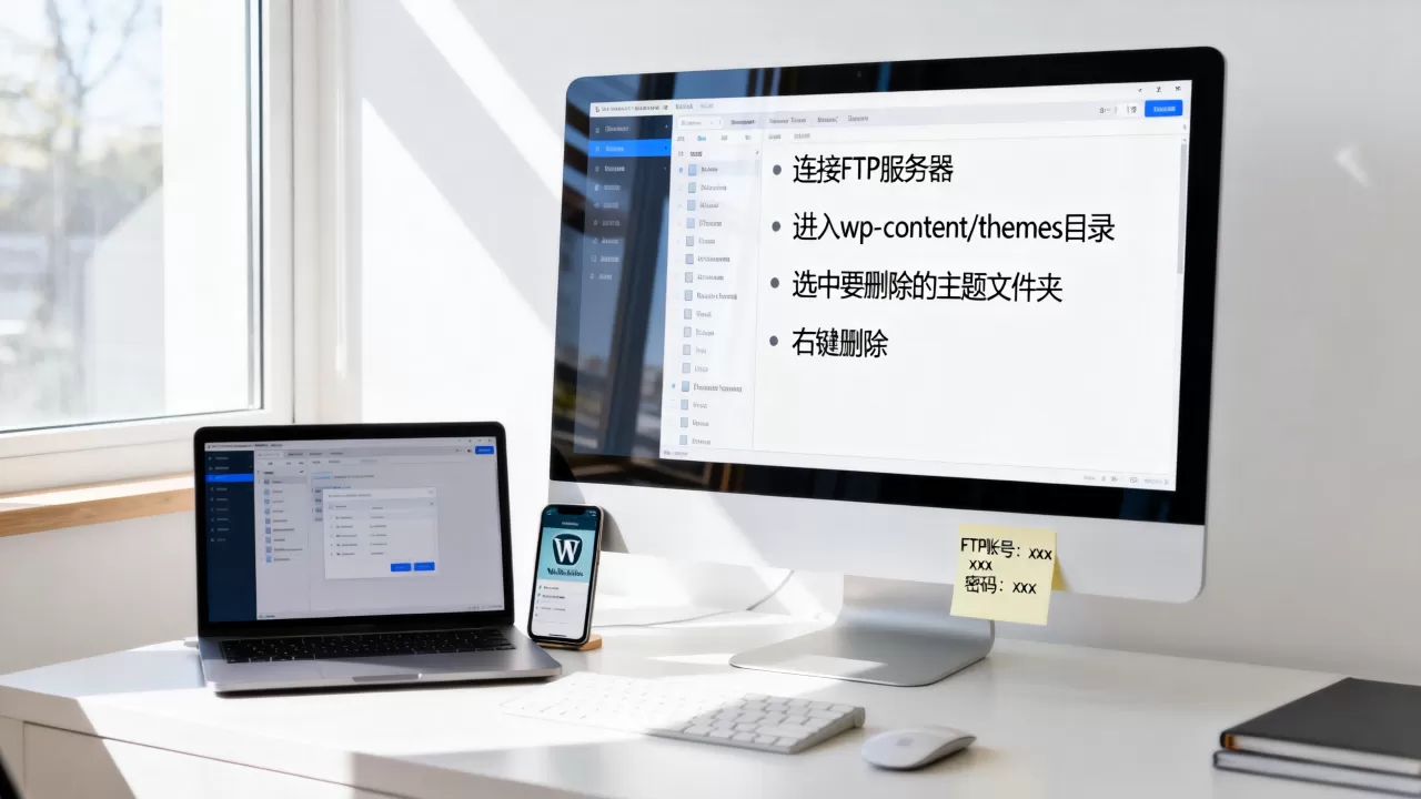 如何用FTP客户端删除WordPress主题?WordPress删除主题的具体步骤 如何用FTP客户端删除WordPress主题?WordPress删除主题的具体步骤