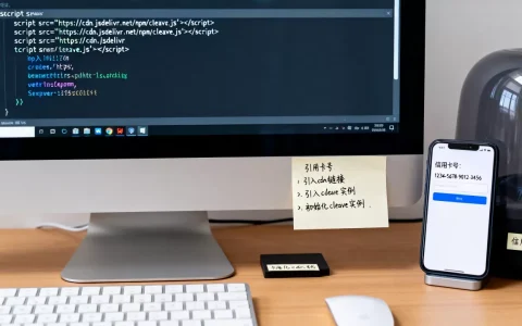 cleave.js cdn怎么引用？cleave.js使用教程
