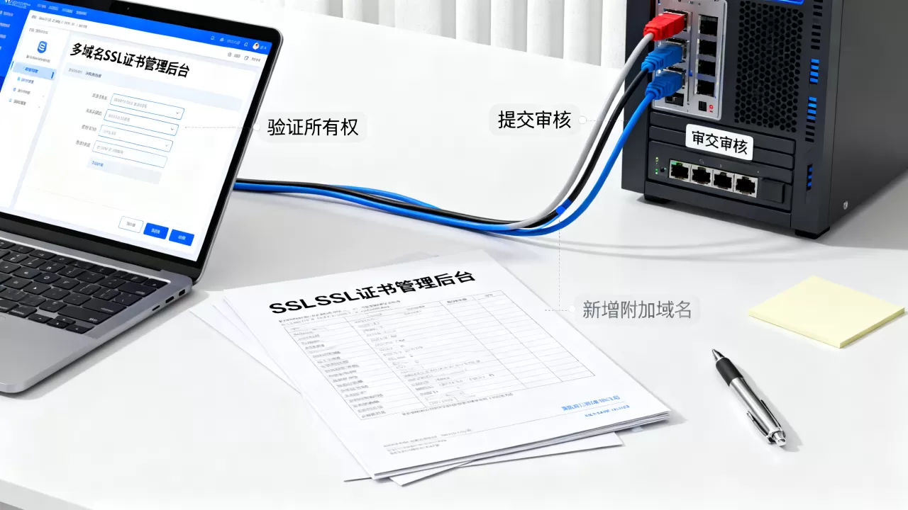 多域名SSL证书怎么新增附加域名？如何添加额外域名