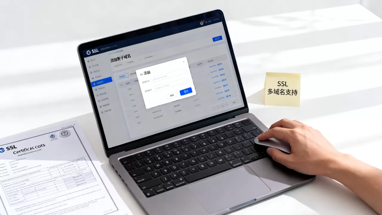 域名加密证书如何增加新子域名?SSL证书支持多域名添加 域名加密证书如何增加新子域名?SSL证书支持多域名添加